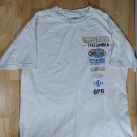Vintage Cross Road Dirt Bike Race T-Shirt - Picture 2 of 8
